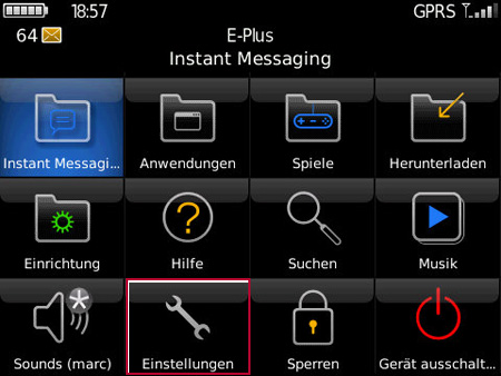 BlackBerry Enterprise aktivierung